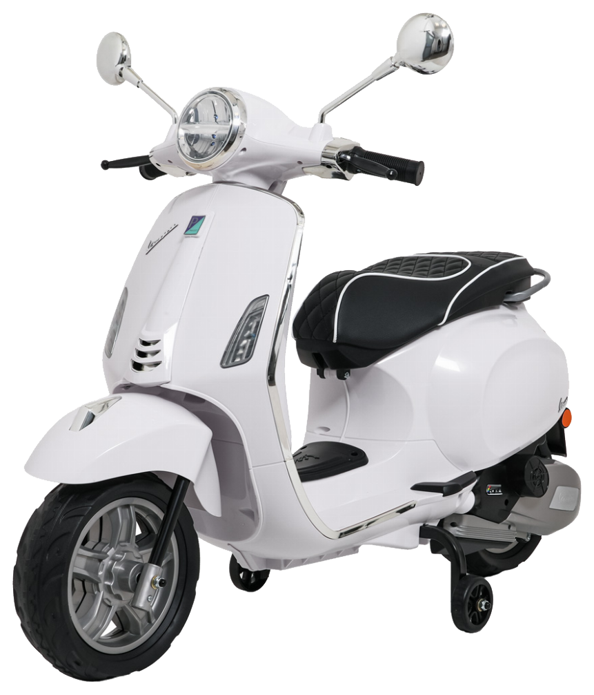 Pojazd Skuter Vespa ROMA Biały motorek dla dziecka