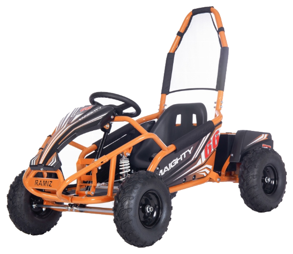 Pojazd Gokart Elektryczny MAIGHTY Pomarańczowy