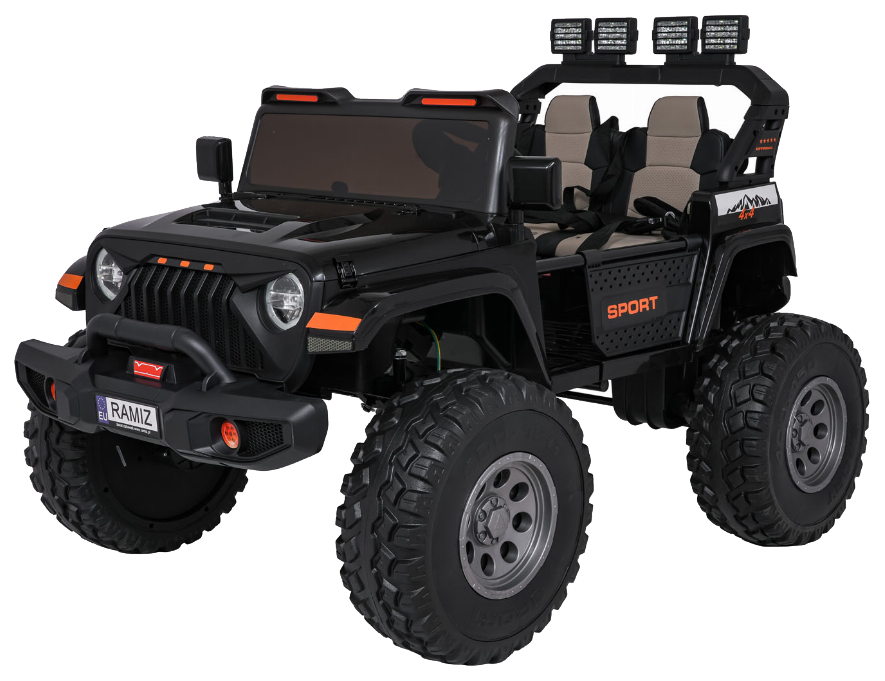 Pojazd Extreme Sport 4x4 Zmienna Wielkość Czarny