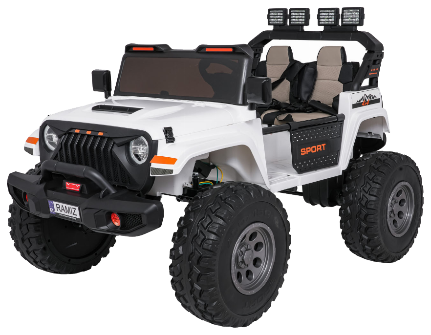 Pojazd Extreme Sport 4x4 Zmienna Wielkość Biały
