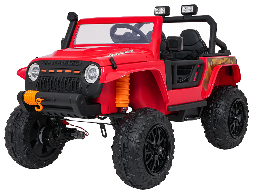 Pojazd Jeep Monster Czerwony