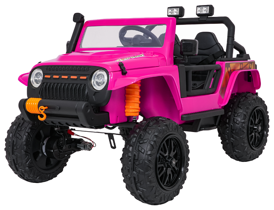 Pojazd Jeep Monster Różowy