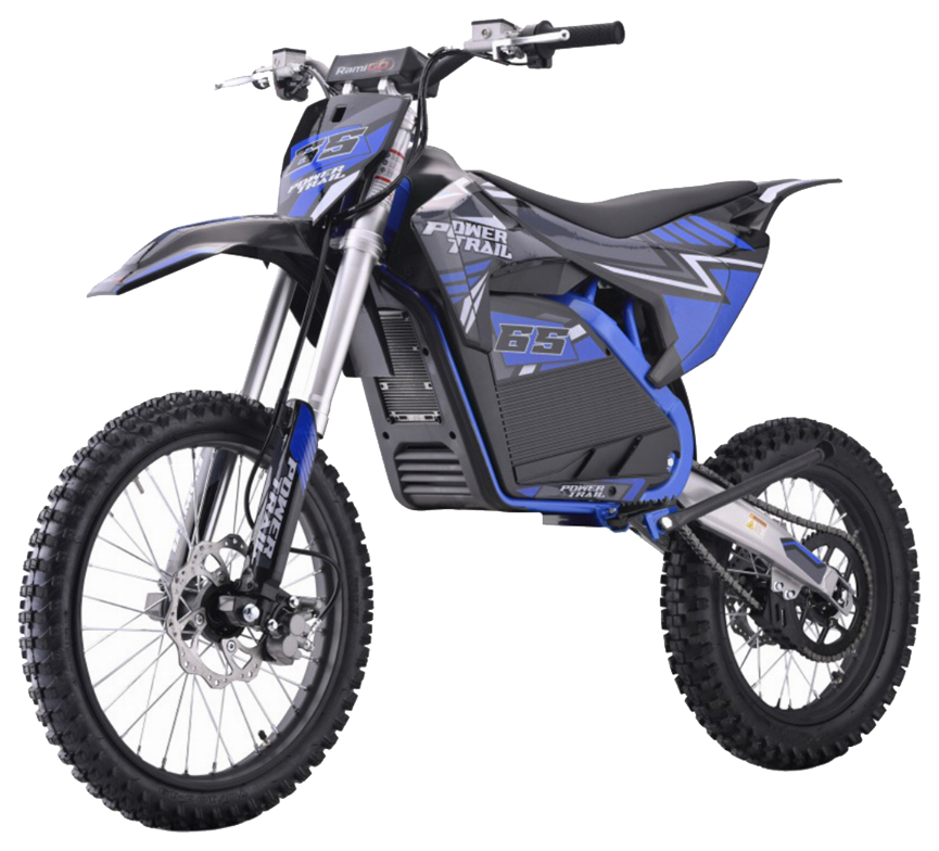 Pojazd Motor Elektryczny POWER TRAIL Niebieski