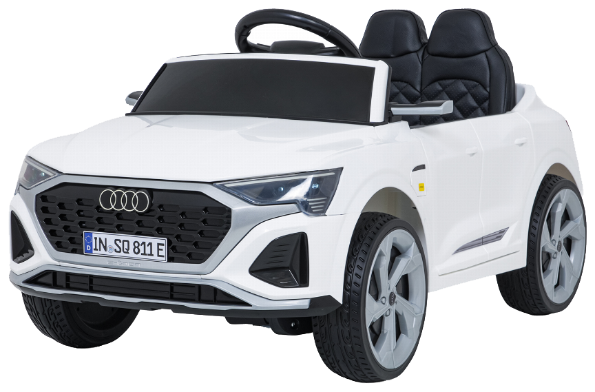 Auto Audi SQ8 białe na akumulator dla dzieci + pilot 2,4 GHz