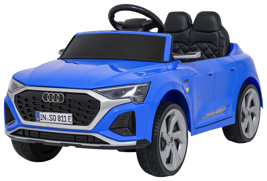 Auto Audi SQ8 niebieskie na akumulator dla dzieci + pilot 2,4 GHz