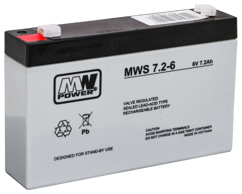 Akumulator żelowy 6V/7,2Ah Część zapasowa do pojazdów elektrycznych dla dzieci