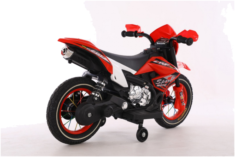 Motor Cross SuperMoto Czerwony