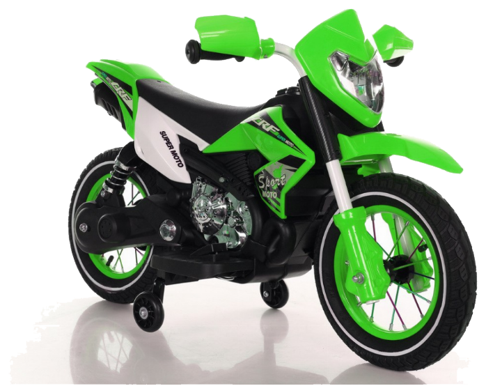 Motor Cross SuperMoto Zielony