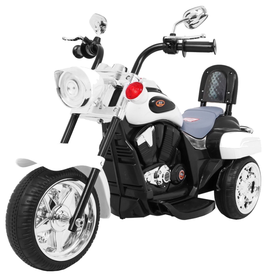 Motorek Chopper NightBike Biały