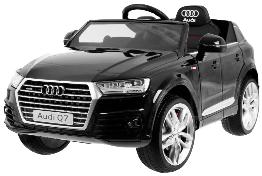 Audi Q7 Quattro S-Line na akumulator Czarny + Pilot + Wolny Start + EVA + Radio MP3 LED