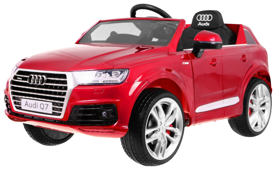 Audi Q7 Quattro S-Line na akumulator Lakier Czerwony SUV + Pilot