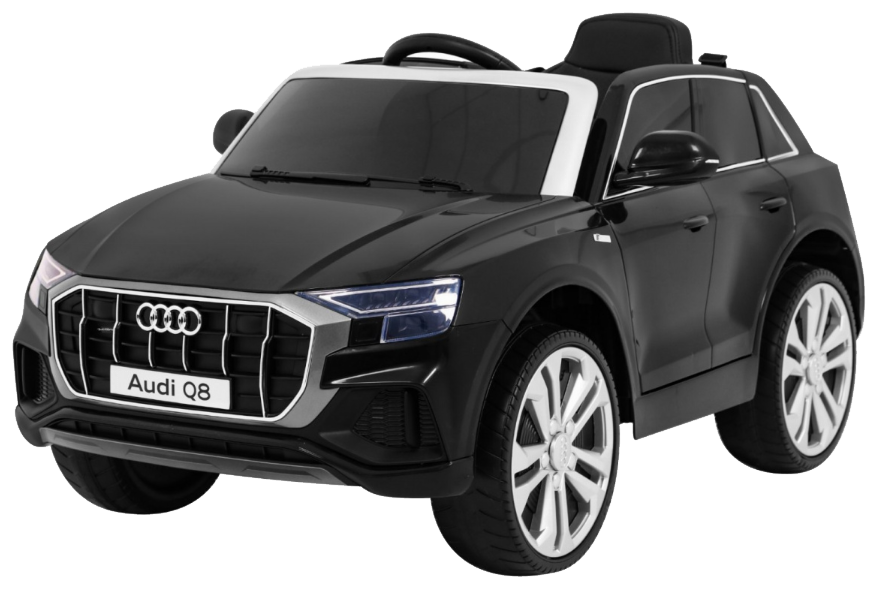 Audi Q8 Lift na akumulator dla dzieci Czarny + Pilot + EVA + Wolny Start + MP3 USB + LED