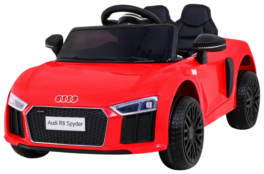 Audi R8 na akumulator dla dzieci Czerwony + Pilot + EVA + Wolny Start + MP3 LED