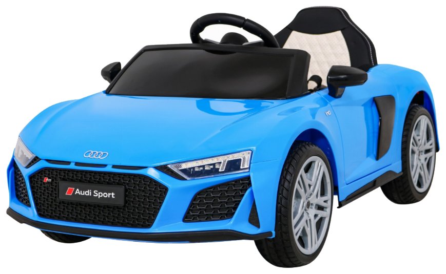 Audi R8 LIFT Samochodzik na akumulator Niebieski + Pilot + Koła EVA + MP3 + LED