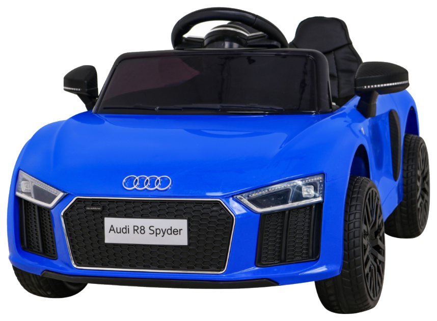 Audi R8 na akumulator dla dzieci Niebieski + Pilot + EVA + Wolny Start + MP3 LED