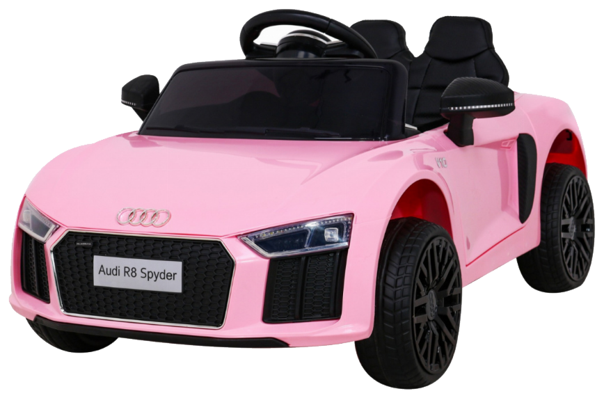 Audi R8 na akumulator dla dzieci Różowy + Pilot + EVA + Wolny Start + MP3 LED