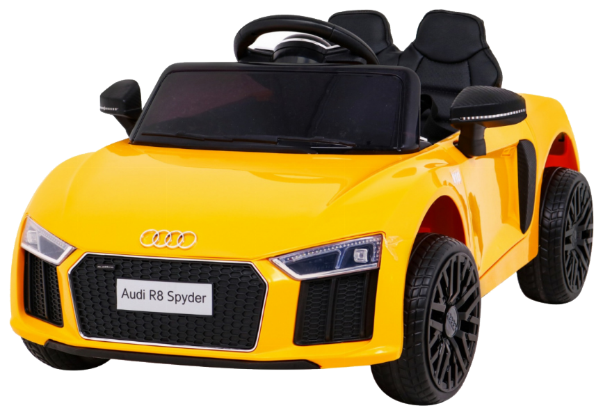 Audi R8 na akumulator dla dzieci Żółty + Pilot