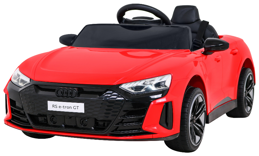 Audi RS E-Tron GT na akumulator Czerwony + Pilot + Napęd 4x4 + Radio MP3 + LED + EVA