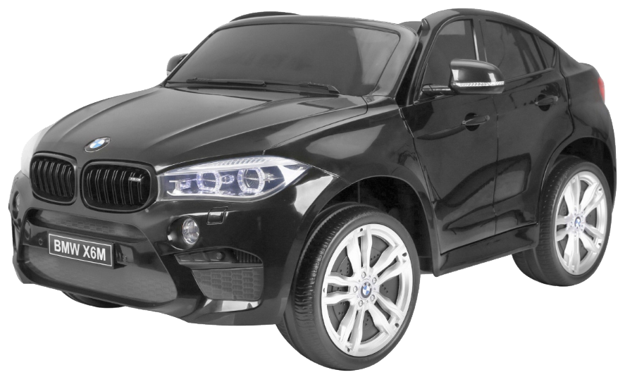 BMW X6M XXL dla 2 dzieci Lakier Czarny SUV + Pilot + Ekoskóra