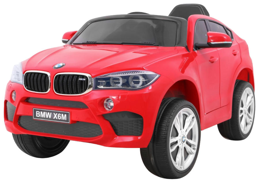 BMW X6M Elektryczne Autko dla dzieci - Czerwony SUV + Pilot