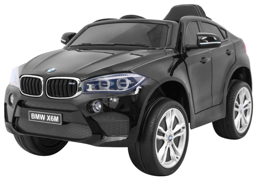 BMW X6M Elektryczne Autko dla dzieci - Czarny SUV + Pilot