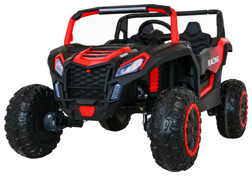 Buggy ATV Racing dla 2 dzieci Czerwony + Napęd 4x4 + Pilot + Wolny Start + MP3 LED