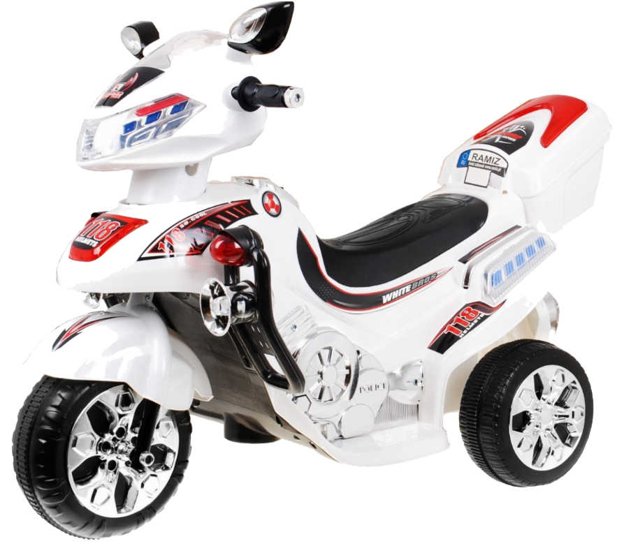 Pojazd C031 Motorek Biały