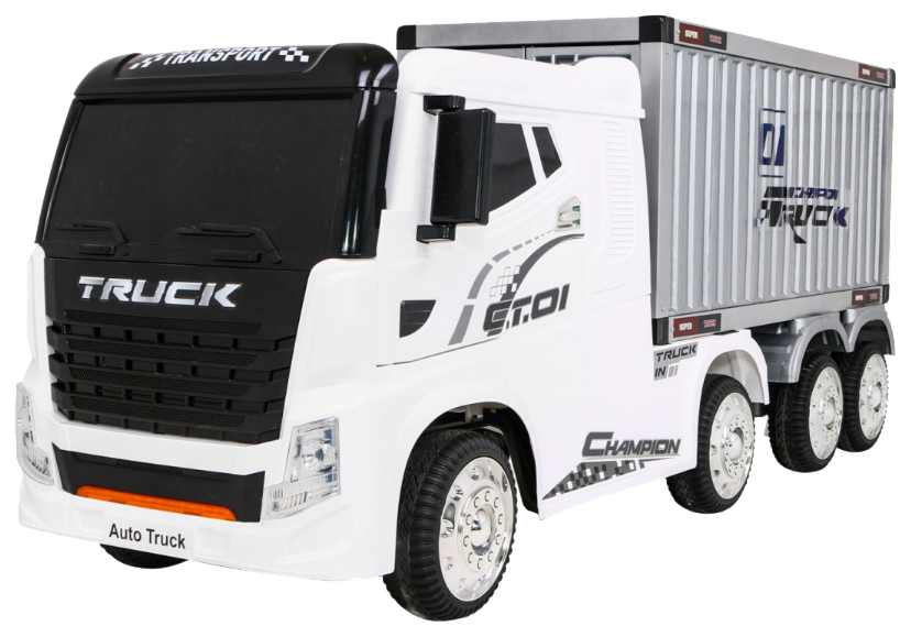 Pojazd Container Truck Biały+ Naczepa