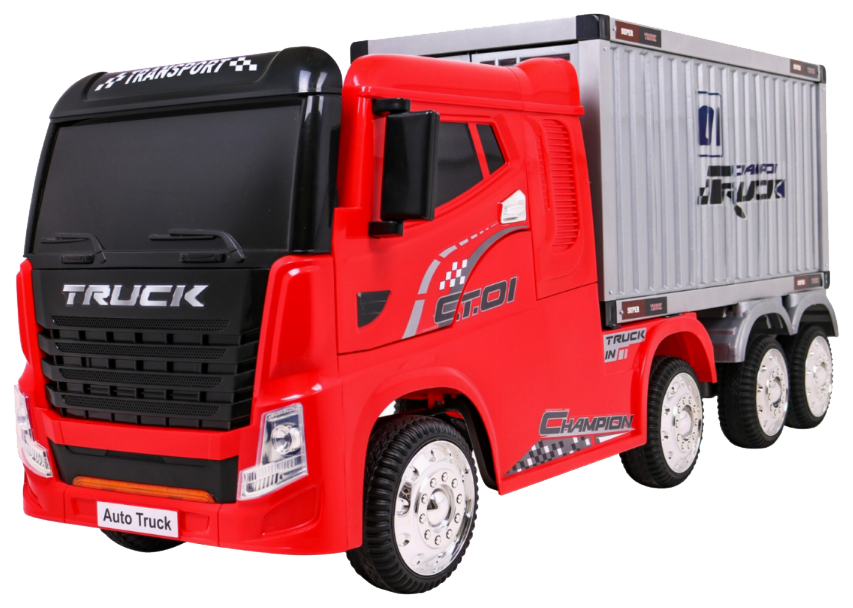 Pojazd Container Truck Czerwony + Naczepa