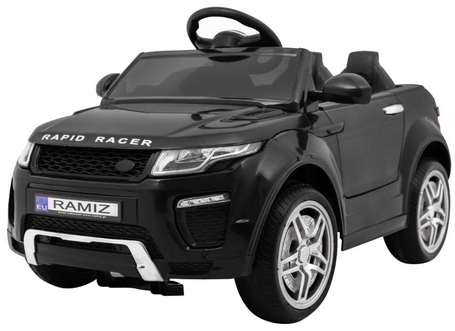 Autko Rapid Racer elektryczne dla dzieci, Czarny SUV + Pilot