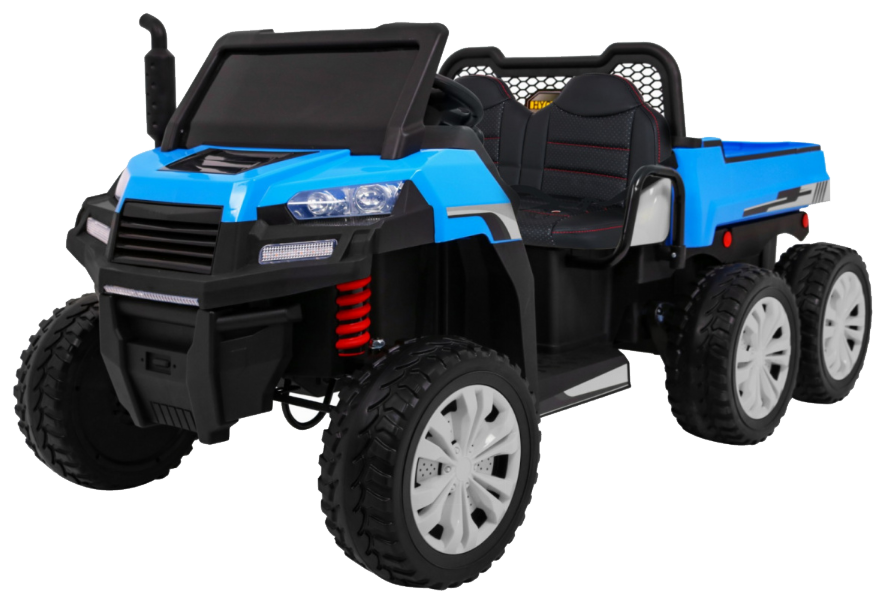 Autko Farmer Truck dla 2 dzieci Niebieski + Napęd 4x4 + Pilot + Kiper + Audio LED
