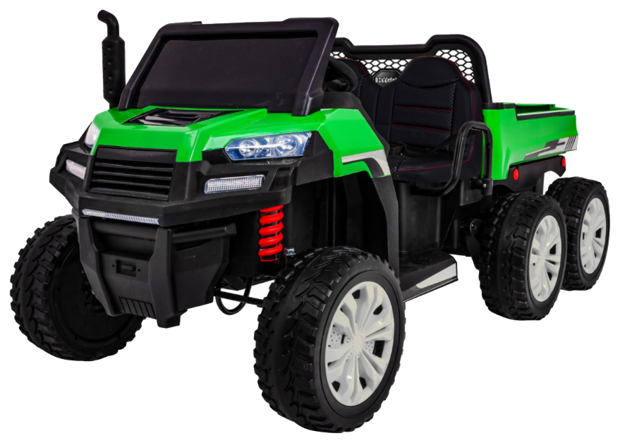 Autko Farmer Truck dla 2 dzieci Zielony + Napęd 4x4 + Pilot + Kiper + Audio LED