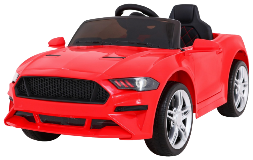 Autko GT Sport na akumulator dla dzieci Czerwony + Pilot + Wolny Start + Bagażnik + MP3 LED