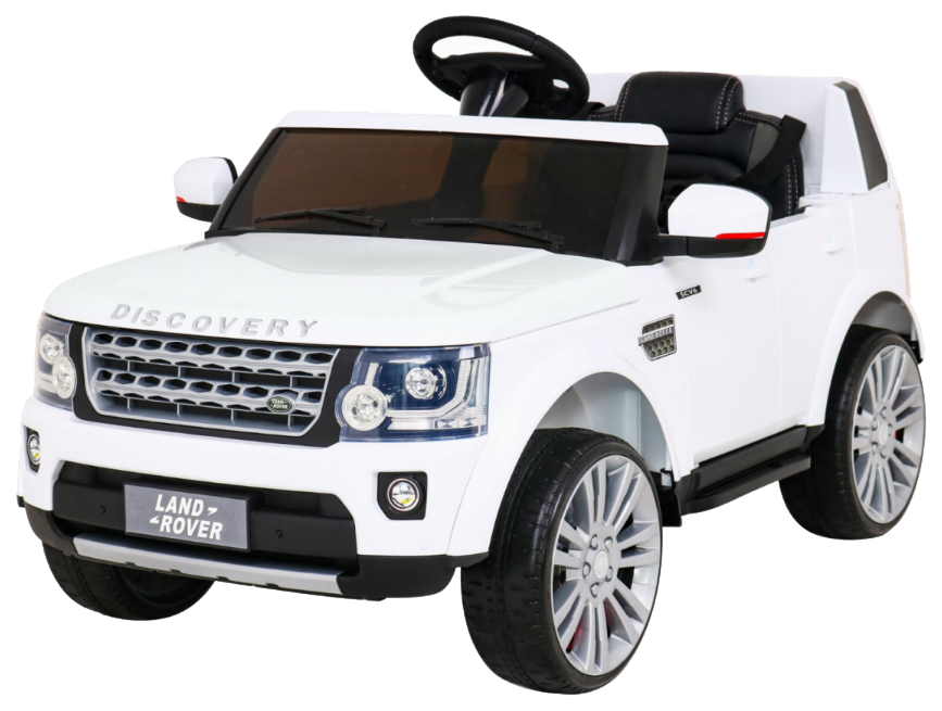 Land Rover Discovery Autko elektryczne dla dzieci Biały SUV + Pilot