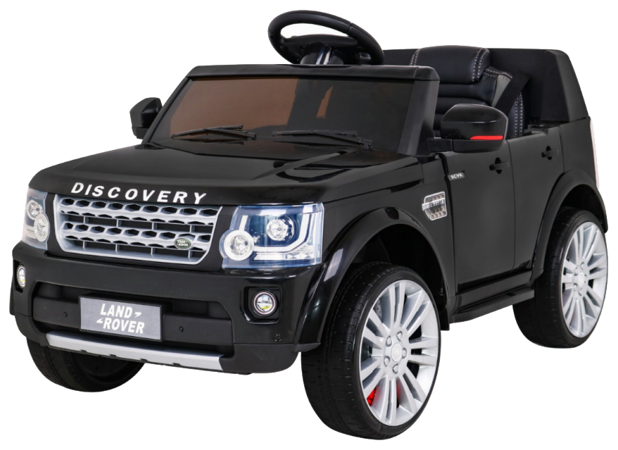 Land Rover Discovery Autko elektryczne dla dzieci Czarny SUV + Pilot