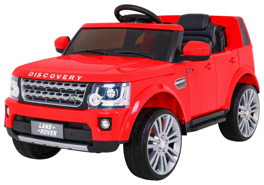 Land Rover Discovery Autko elektryczne dla dzieci, Czerwony SUV + Pilot