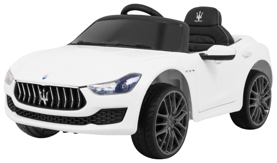 Maserati Ghibli na akumulator dla dzieci Biały + Pilot