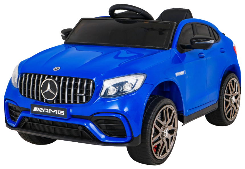 Mercedes Benz GLC63S dla dzieci Niebieski SUV z pilotem