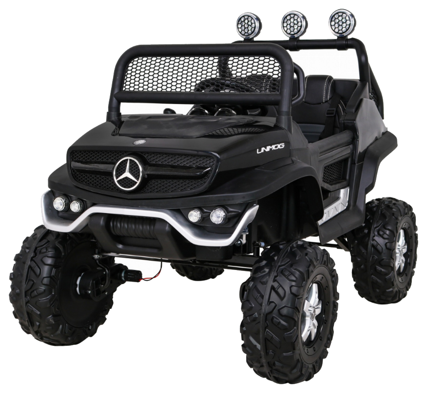 Mercedes Benz Unimog dla dzieci Czarny + Terenowy 4x4