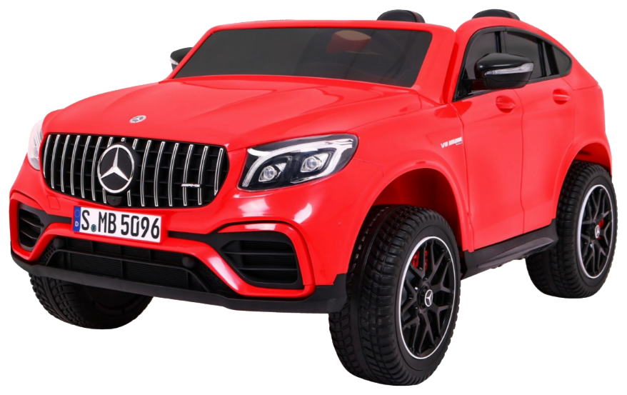 Auto Mercedes GLC 63S dla dzieci Czerwony Suv + Napęd 4x4
