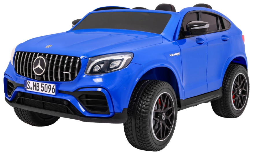 Auto Mercedes GLC 63S dla dzieci - Niebieski SUV + Napęd 4x4