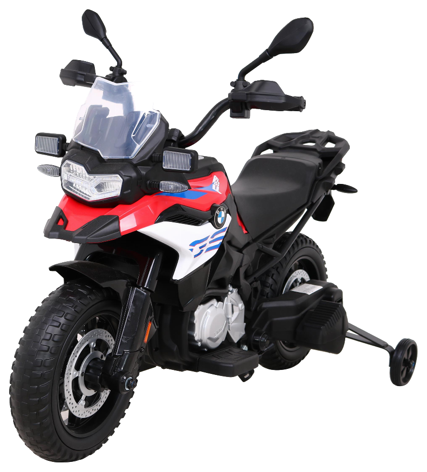 Motor BMW F850 GS na akumulator dla dzieci Czerwony + Kółka pomocnicze + Audio LED + Wolny Start + EVA