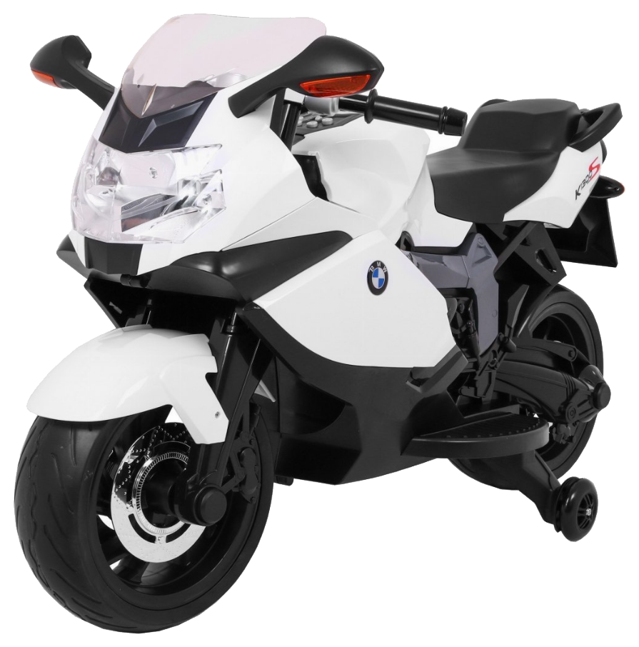 Motor na akumulator BMW K1300S dla dzieci Biały + Kółka pomocnicze + Dźwięki Światła + Wolny Start