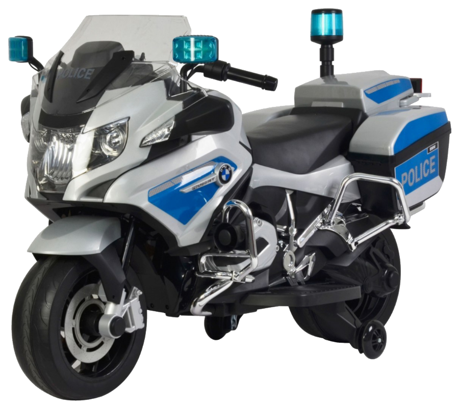 BMW R1200RT Policja Motor elektryczny dla dzieci + Kółka pomocnicze + Dźwięki + LED + EVA + Wolny Start