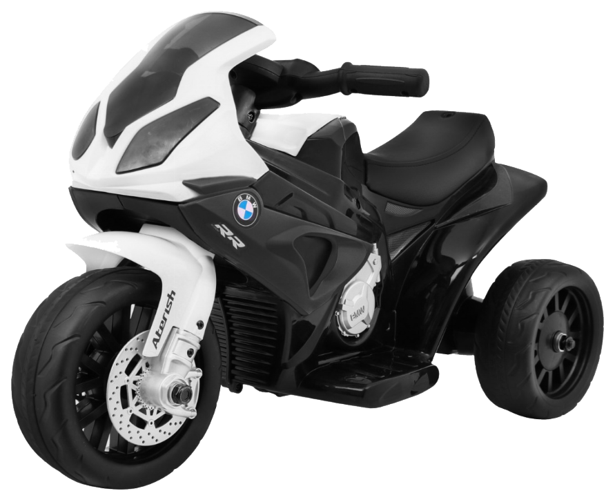 Motor BMW S1000 RR Mini na akumulator dla dzieci Czarny + 3 koła + Dźwięki + LED