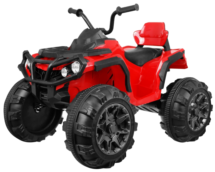 Quad ATV 2.4GHz na akumulator dla dzieci Czerwony + Pilot + Koła EVA + Radio MP3 + Wolny Start