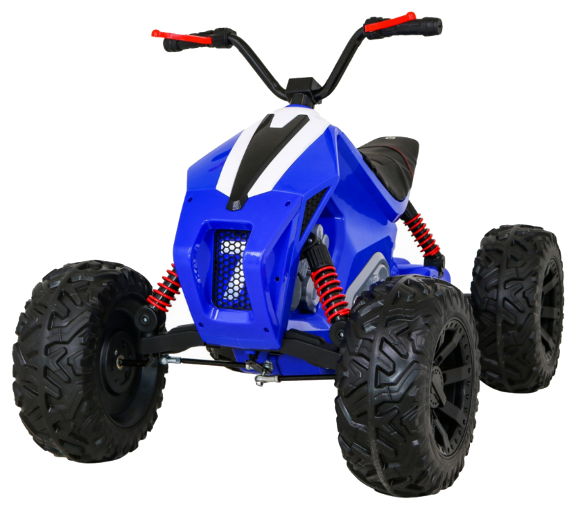 Quad Lucky Seven na akumulator Niebieski + Koła EVA + Wolny Start + LED + MP3 USB