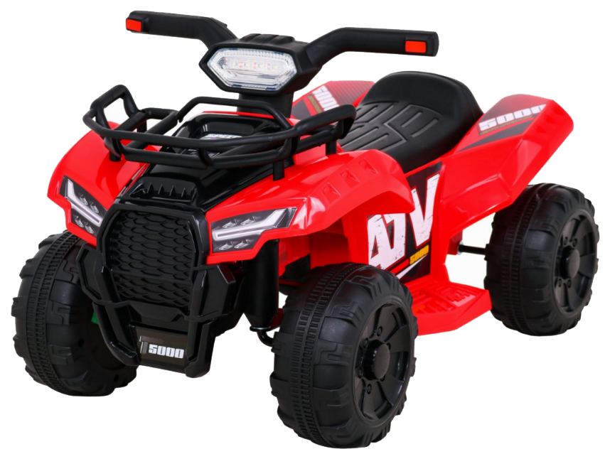 Quad Storm na akumulator dla dzieci Czerwony + Silnik 25W + MP3 USB + LED
