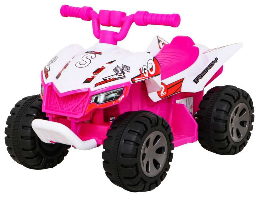 Quad The Fastest na akumulator dla dzieci Różowy + Silnik 25W