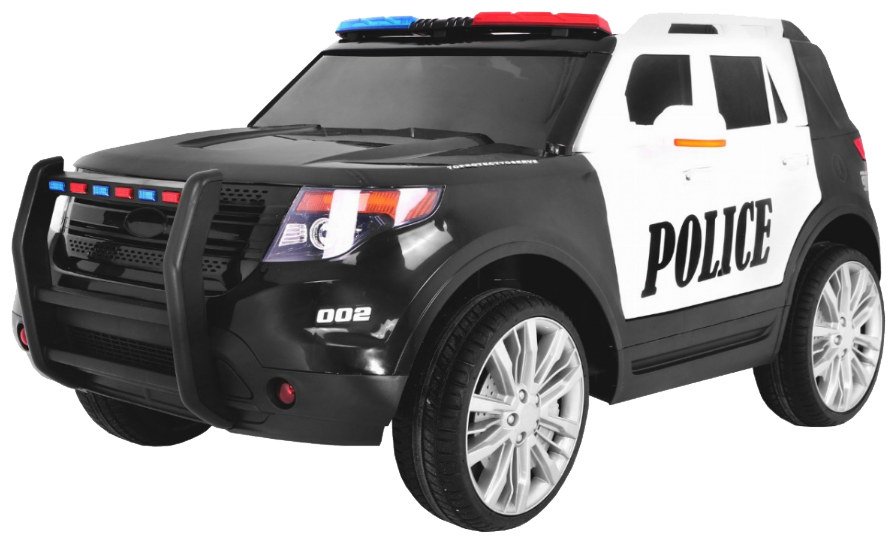 Auto SUV Police na akumulator dla dzieci + Syreny + Światła + Megafon + Pilot